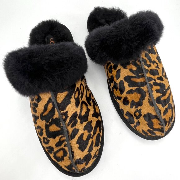UGG Women's Scuffette II Panther Print Slippers - US Size 9 - Picture 3 of 8